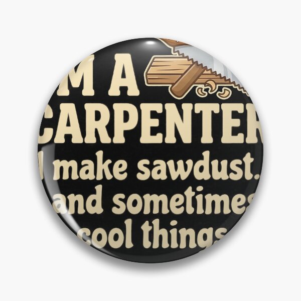 Item preview, I'm A Carpenter I Make Sawdust And Cool Things - Funny Woodworking Art designed and sold by AdyKurniawan.