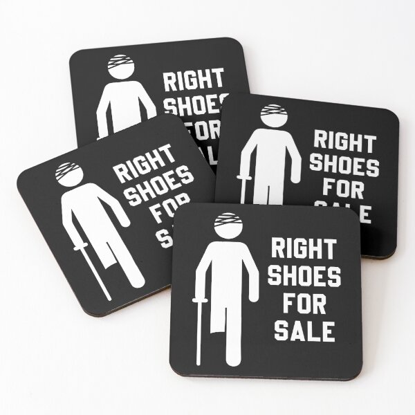 Item preview, Right Shoes For Sale - Funny Leg Amputee Humor designed and sold by kafferahelma.