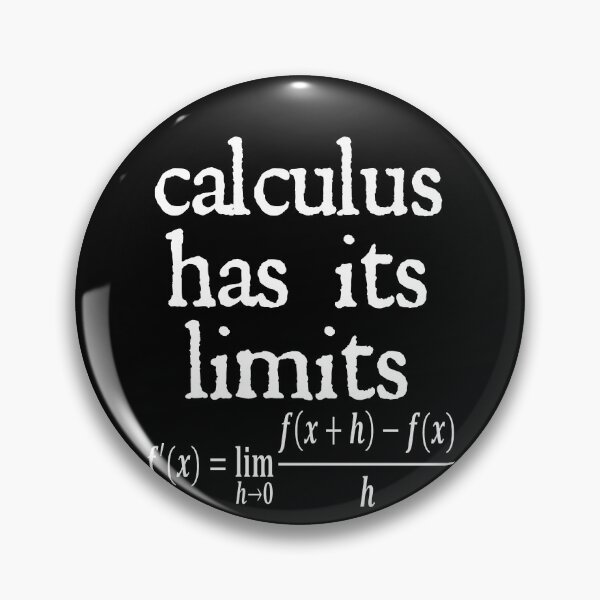 Item preview, Funny Nerdy Calculus Has Its Limits Teacher White Text designed and sold by MathWare MathClips.