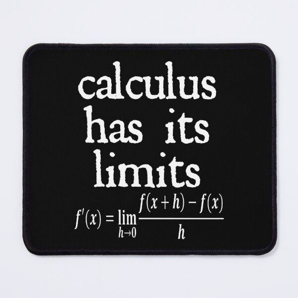 Item preview, Funny Nerdy Calculus Has Its Limits Teacher White Text designed and sold by MathWare MathClips.