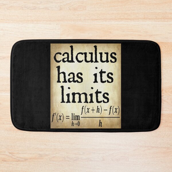 Item preview, Funny Nerdy Calculus Has Its Limits Teacher Black Text Parchment designed and sold by MathWare MathClips.