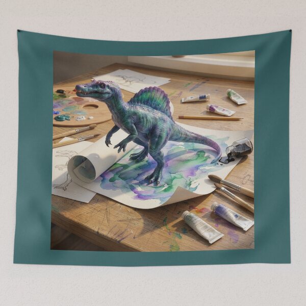 Item preview, Spinosaurus on Artist's Desk designed and sold by Tridentulus.