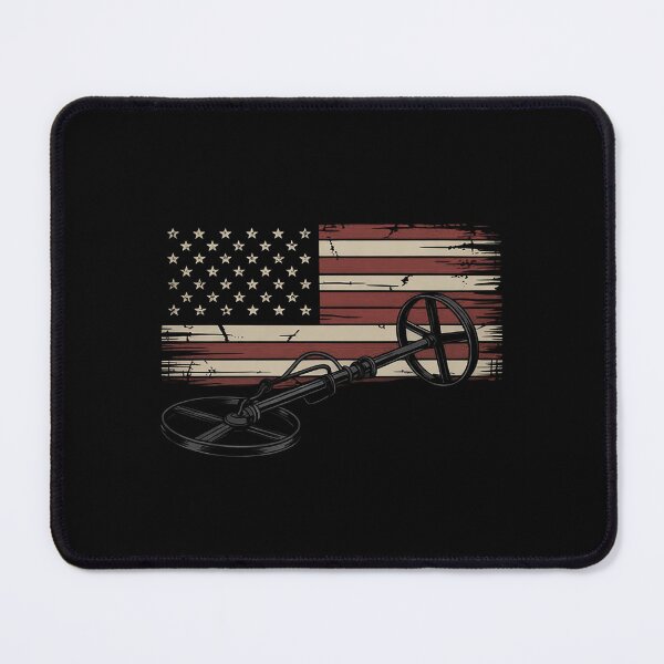 Item preview, Patriotic Metal Detecting USA Flag Treasure Hunt Detectorist designed and sold by duolastgend.