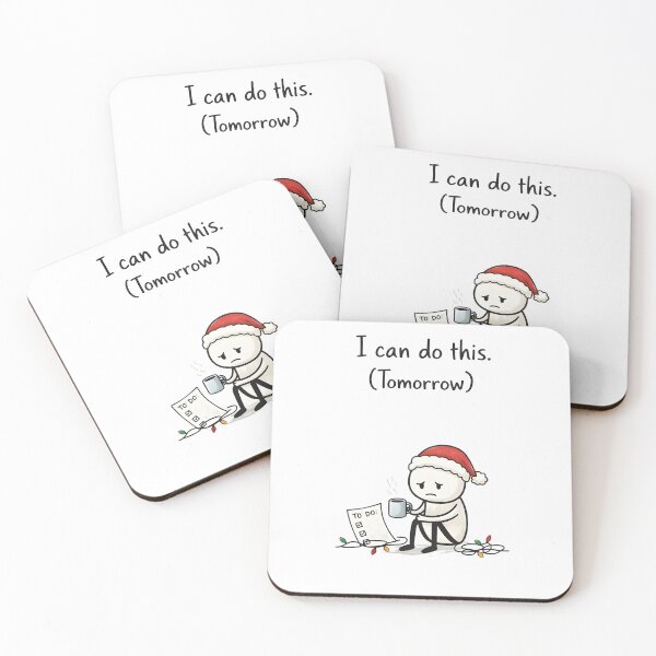 Item preview, I Can Do This Tomorrow – Holiday Procrastination Humor designed and sold by Power Within Prints.