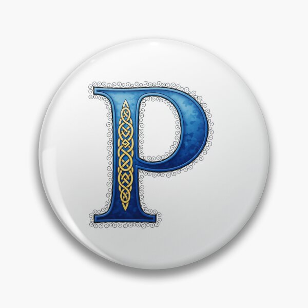 Item preview,  Golden Celtic Monogram Letter P(Custom Names Available - Contact Me) designed and sold by CelticSoulShop.