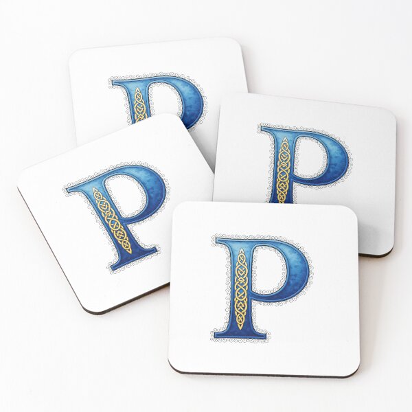Item preview,  Golden Celtic Monogram Letter P(Custom Names Available - Contact Me) designed and sold by CelticSoulShop.