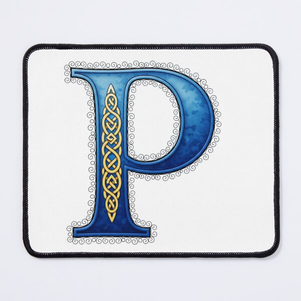 Item preview, Golden Celtic Monogram Letter P(Custom Names Available - Contact Me) designed and sold by CelticSoulShop.