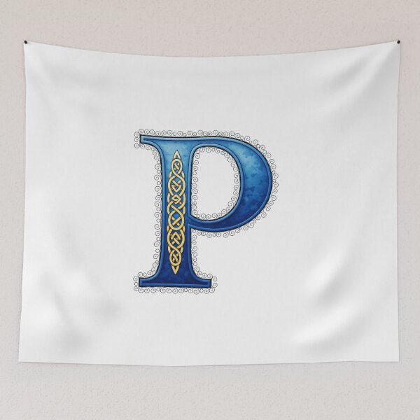 Item preview,  Golden Celtic Monogram Letter P(Custom Names Available - Contact Me) designed and sold by CelticSoulShop.