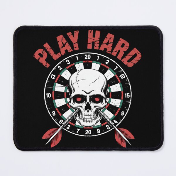Item preview, Play Hard Skull Arrow dartboard bullseye Team - Darts designed and sold by duolastgend.