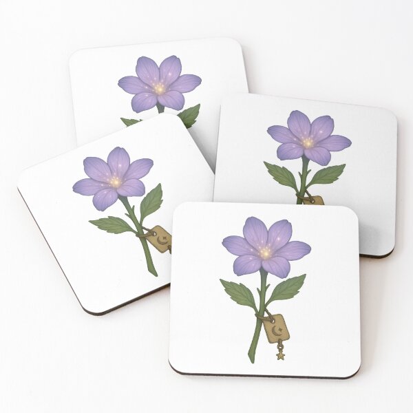 Item preview, Moonflower Bloom – Fantasy Herbal Alchemy Flower Sticker designed and sold by AlcheArtsStudio.