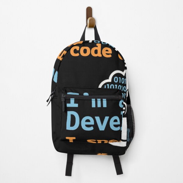 Item preview, I'm A Developer I Speak In Code And Coffee - Funny Programmer Art designed and sold by AdyKurniawan.