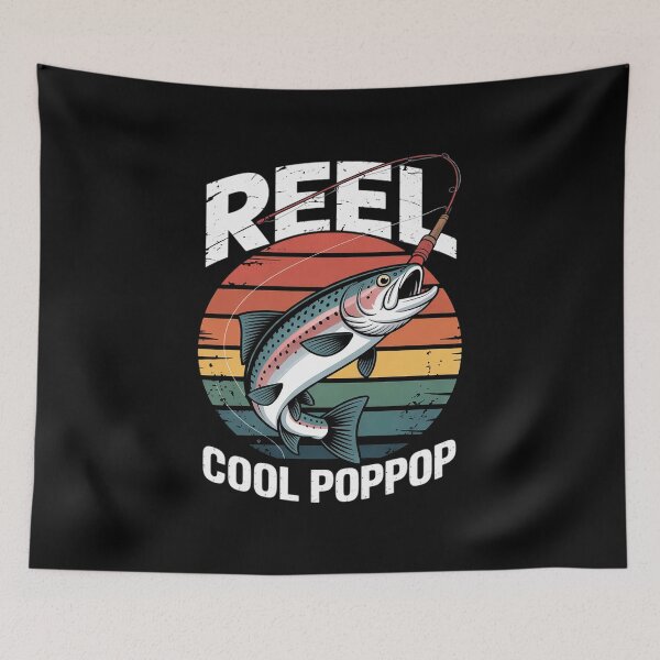 Item preview, PopPop Father's Day Fish Angling Fishing Angler Reel designed and sold by duolastgend.