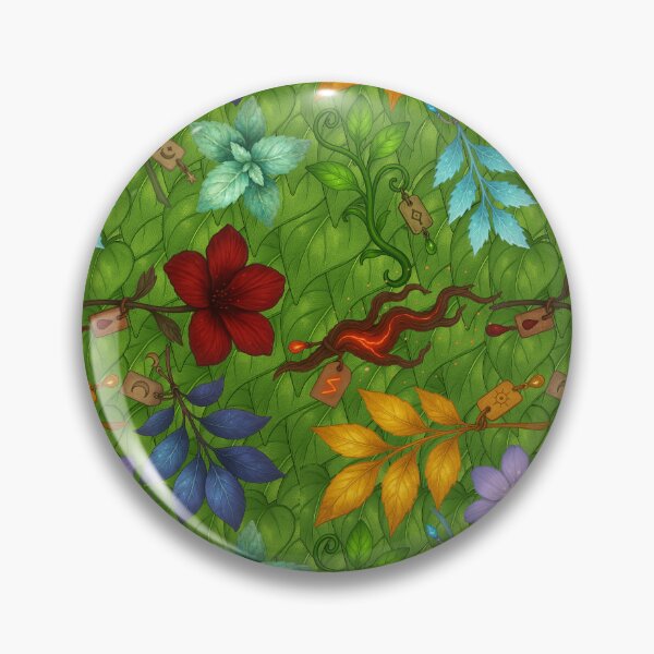 Item preview, Fantasy Alchemy Herbs – Seamless Botanical Pattern designed and sold by AlcheArtsStudio.