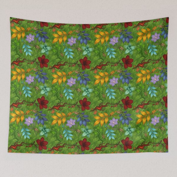 Item preview, Fantasy Alchemy Herbs – Seamless Botanical Pattern designed and sold by AlcheArtsStudio.