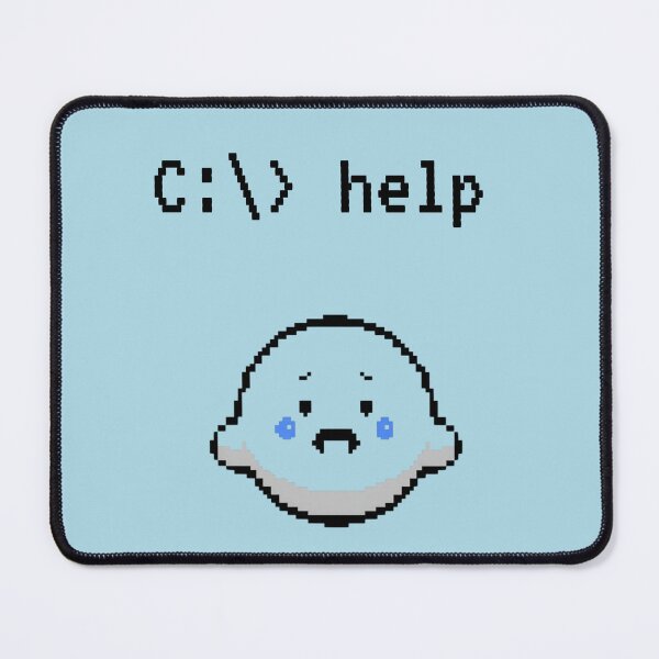 Item preview, C:> HELP – Retro DOS Parenting Meme | Pixel Art Command Line Humor designed and sold by MadeInNapTime.