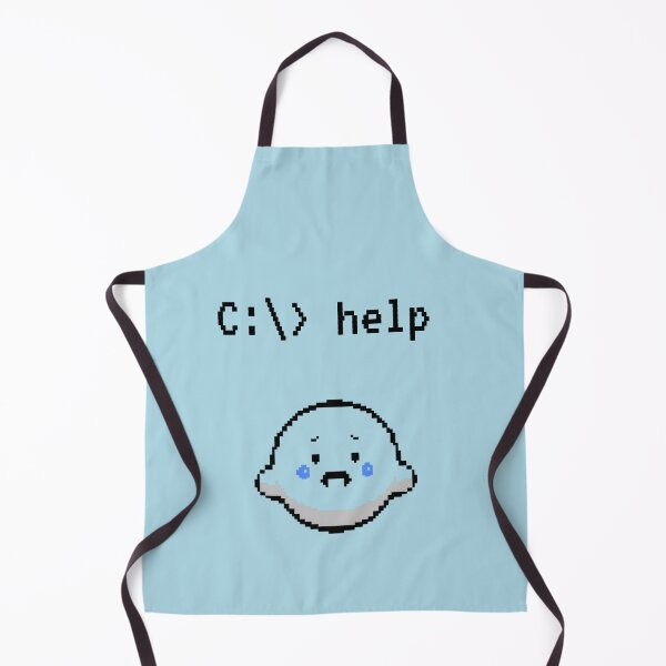 Item preview, C:> HELP – Retro DOS Parenting Meme | Pixel Art Command Line Humor designed and sold by MadeInNapTime.