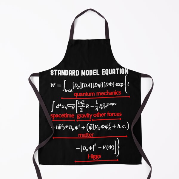 Item preview, Nerdy Standard Model Equation Physics Teacher White Text designed and sold by MathWare MathClips.