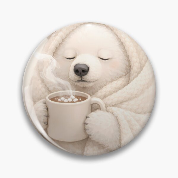 Item preview, Cozy Polar Bear Illustration – Cute Winter Animal Wall Art designed and sold by Beamiverse.