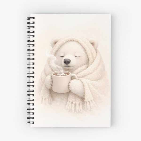 Item preview, Cozy Polar Bear Illustration – Cute Winter Animal Wall Art designed and sold by Beamiverse.