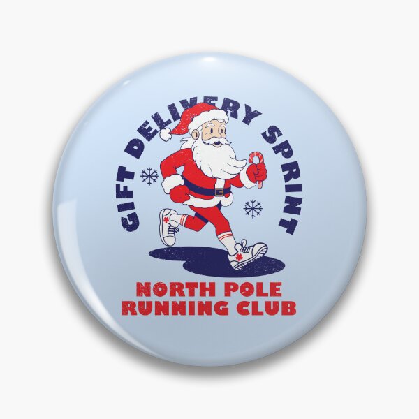 Item preview, Santa Claus Running Club | Gift Delivery Sprint | Vintage Christmas Runner designed and sold by Quipzzy.
