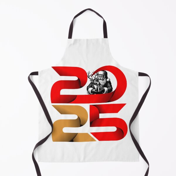 Item preview, Vintage Christmas 2025 Santa & Reindeer Holiday Design designed and sold by Skill_&_Stone.