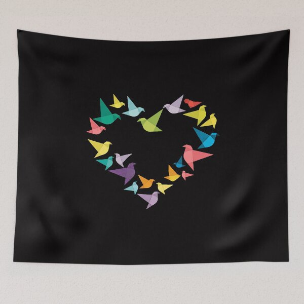 Item preview, Origami Heart Shape Paper Cranes designed and sold by tlallimicrichi.
