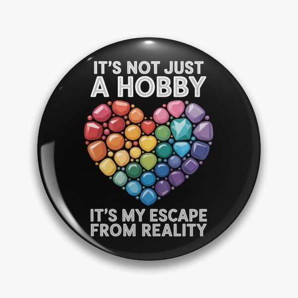 Item preview, Not Just Hobby It's My Escape From Reality Diamond Painting designed and sold by tlallimicrichi.