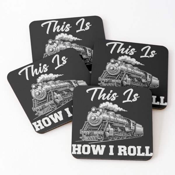 Item preview, This Is How I Roll Train Engineer & Railroad Lovers designed and sold by Alexis Art Collection.