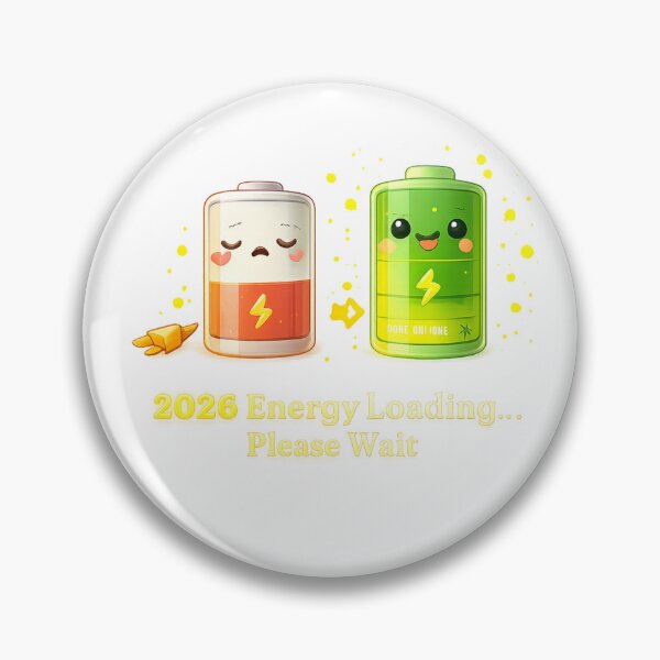 Item preview, 2026 Energy Loading – Funny Battery Progress Design designed and sold by CraftLum.