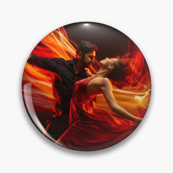 Item preview, Salsa in Liquid Fire designed and sold by ArgentoArt.