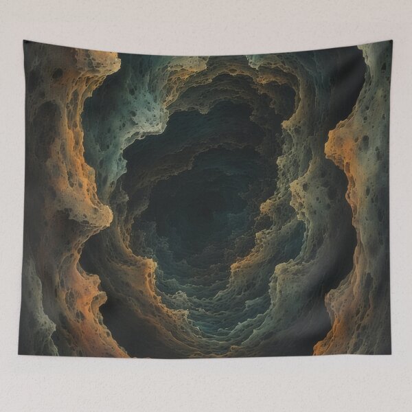 Item preview, Abstract cave with complex textures designed and sold by Mianku | Für das Leben.