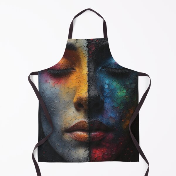 Item preview, Split color palette of the female face designed and sold by Mianku | Für das Leben.