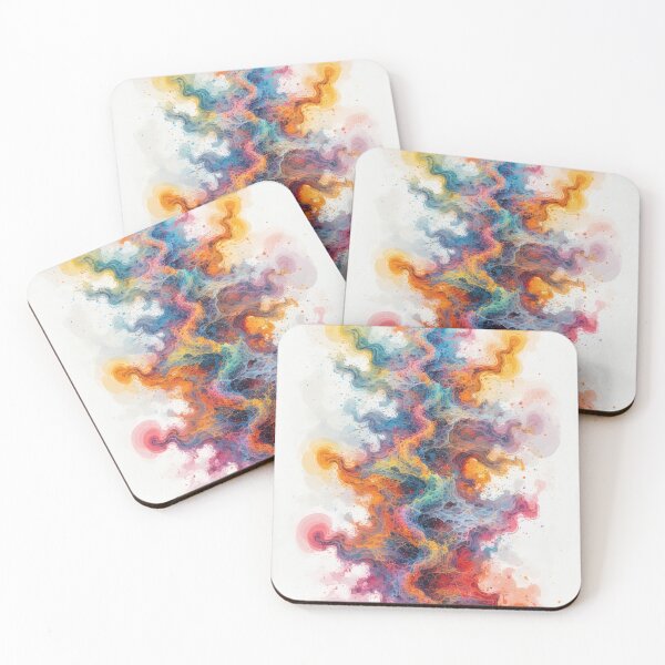 Item preview, Abstract explosion of color in flowing watercolor style designed and sold by Mianku | Für das Leben.