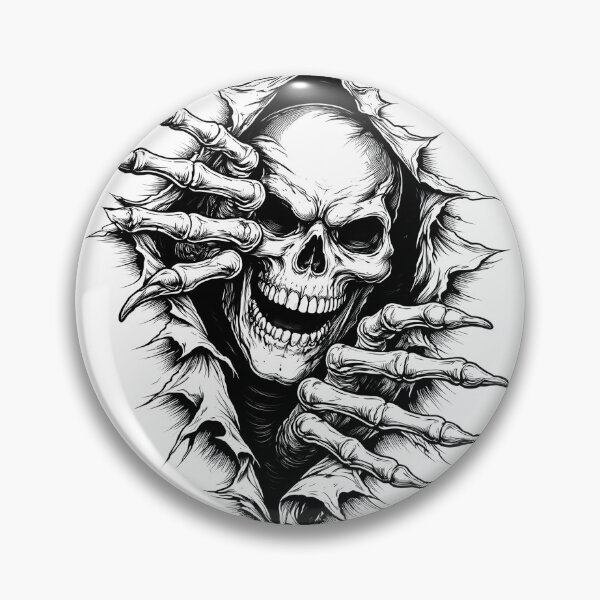 Item preview, Ripped Reality Skull Illustration designed and sold by StormVape.