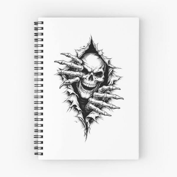 Item preview, Ripped Reality Skull Illustration designed and sold by StormVape.