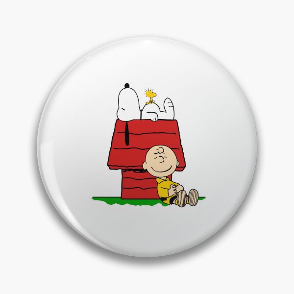 Item preview, Snoopy Relaxing on Doghouse with Charlie Brown Smiling designed and sold by dlindzw.