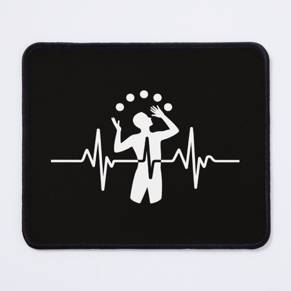 Item preview, Juggler Heartbeat ECG Juggling Gift for Jugglers designed and sold by AnimeManga2D.