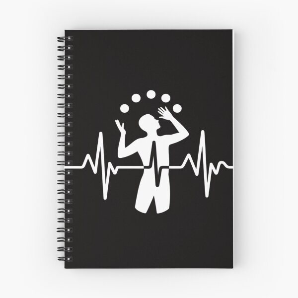 Item preview, Juggler Heartbeat ECG Juggling Gift for Jugglers designed and sold by AnimeManga2D.