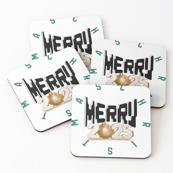 Item preview, Merry Christmas 2025 Bold Retro Holiday Design designed and sold by Skill_&_Stone.