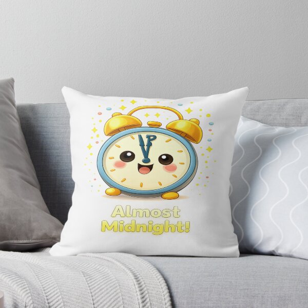 Item preview, Almost Midnight – Kawaii Clock Cute New Year Countdown Design designed and sold by CraftLum.