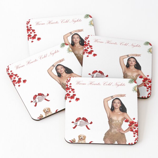 Item preview, Warm Hearts Cold Nights – Christmas Aesthetic Girl, Cute Dogs Design, sexy christmas girl designed and sold by GraphixKing999.