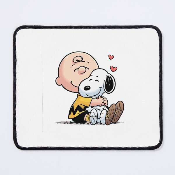 Item preview, Charlie Brown Hugging Snoopy with Love and Hearts designed and sold by dlindzw.