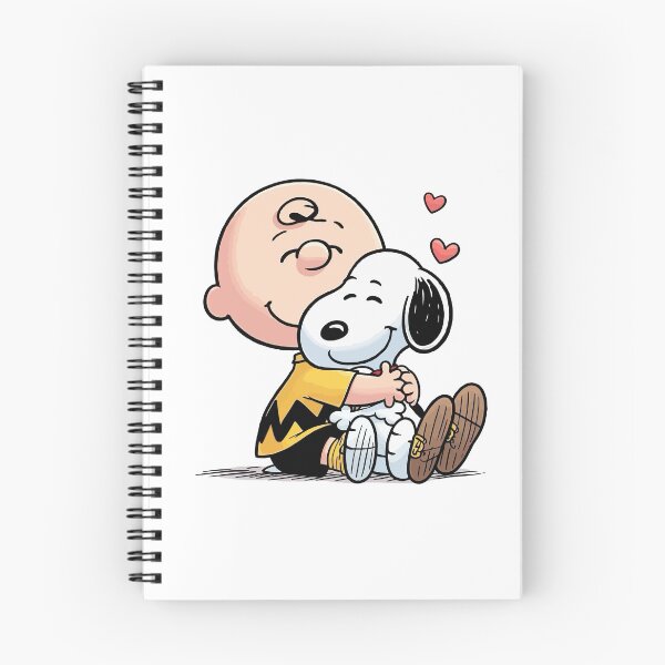 Item preview, Charlie Brown Hugging Snoopy with Love and Hearts designed and sold by dlindzw.