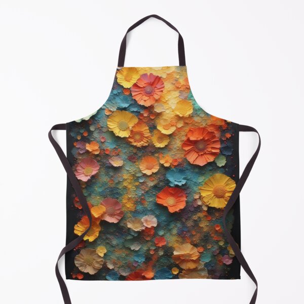 Item preview, Vibrant floral diversity on a textured background designed and sold by Mianku | Für das Leben.