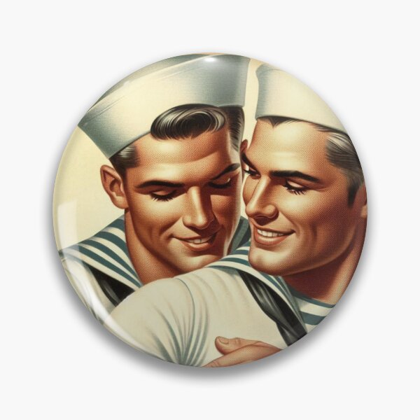 Item preview, 1940s Vintage Sailors Steam San Francisco Tom of Finland Tribute Gay Pride Graphic Design designed and sold by ItsAKinkThing.