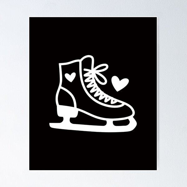 Item preview, Ice Skating Love Figure Skating Ice Skates designed and sold by AnimeManga2D.