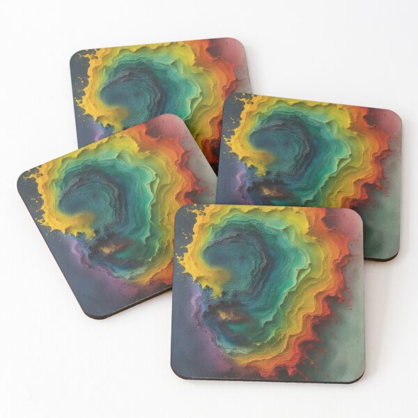 Item preview, Colorful abstract representation of earth layers designed and sold by Mianku | Für das Leben.