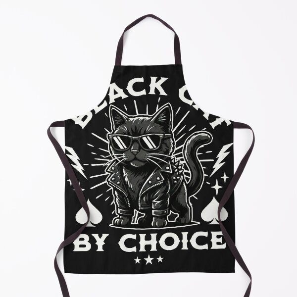 Item preview, Black Cat Black Sheep By Choice - Funny Rebel Biker Cat Art designed and sold by AdyKurniawan.
