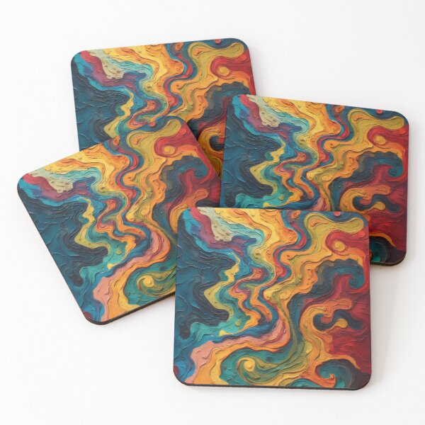 Item preview, Abstract color gradients in a textured look designed and sold by Mianku | Für das Leben.