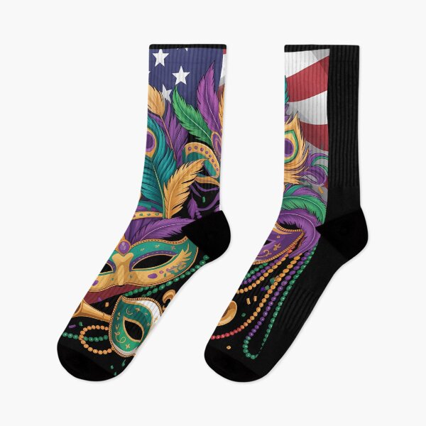Item preview, Colorful Mardi Gras Festival Illustration USA designed and sold by LiviuGligoros.